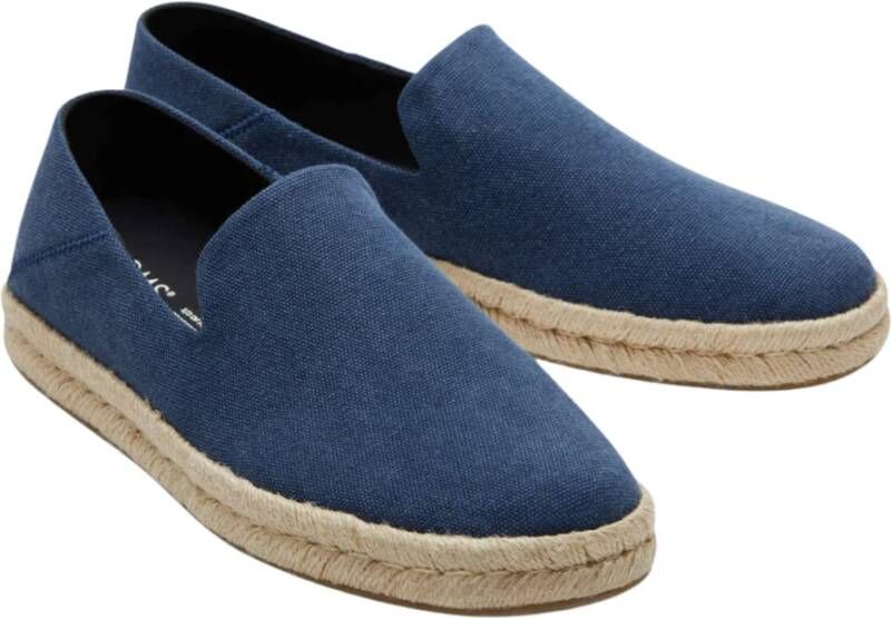 TOMS Santiago Blauwe Loafers Blue Heren