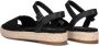 TOMS Zwarte Kruisband Sandalen Abby Black Dames - Thumbnail 8