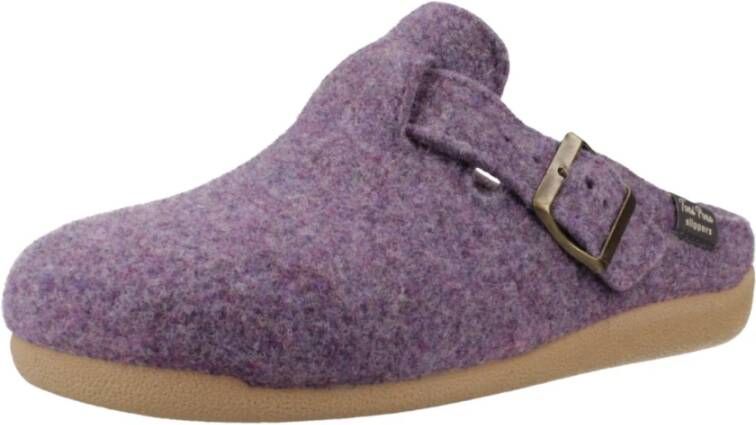 Toni Pons Comfortabele huisslippers pantoffels Purple Dames