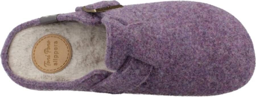 Toni Pons Comfortabele huisslippers pantoffels Purple Dames