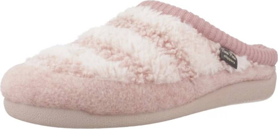 Toni Pons Comfortabele huisslippers Pink Dames