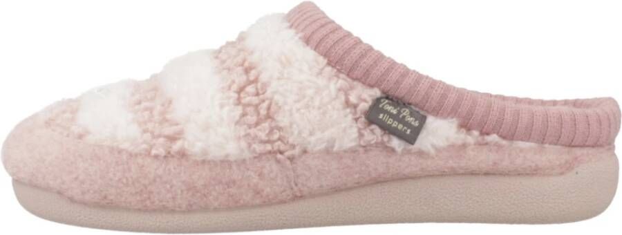 Toni Pons Comfortabele huisslippers Pink Dames