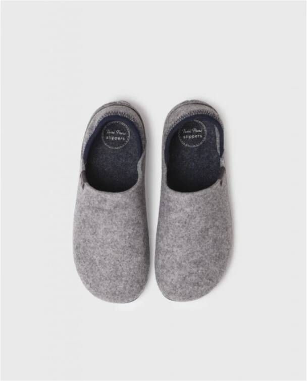 Toni Pons Comfortabele Nepal FRt Slippers Gray Heren