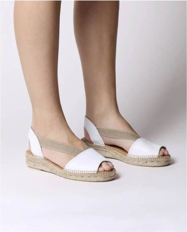 Toni Pons Flat Sandals White Dames