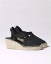 Toni Pons Ter Dames Espadrilles Negre | Zwart | Linnen - Thumbnail 3