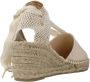 Toni Pons Valencia Dames Espadrilles met sleehak Ecru - Thumbnail 3