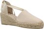 Toni Pons Valencia Dames Espadrilles met sleehak Ecru - Thumbnail 5