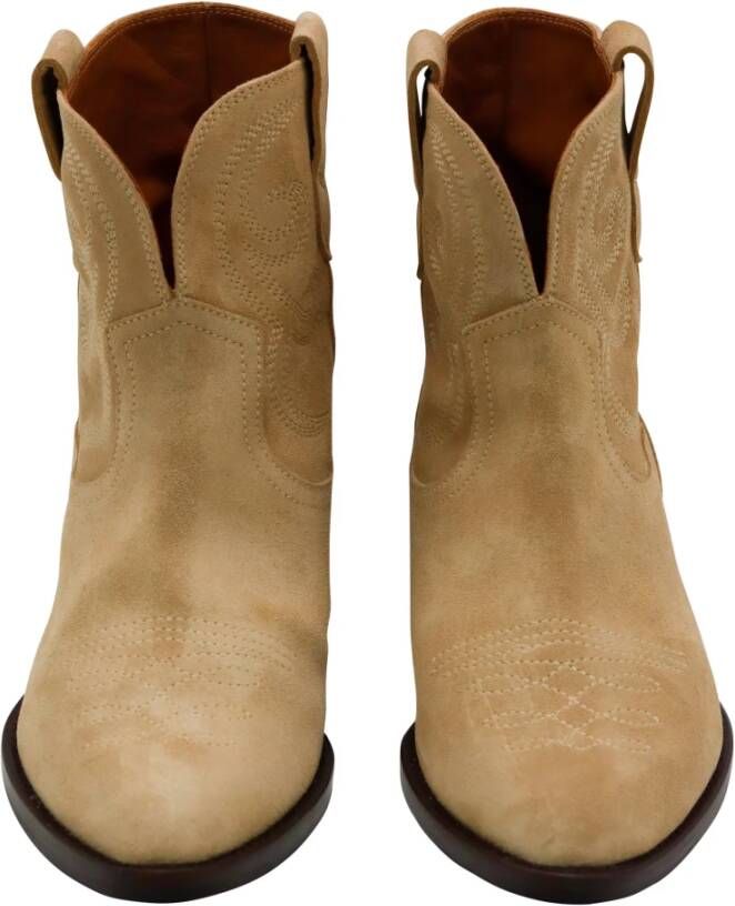 Toral Ankle Boots Beige Dames