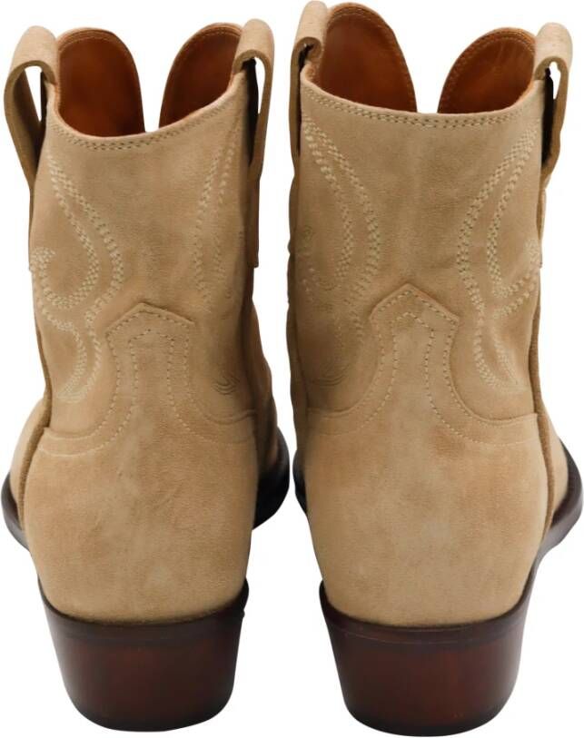 Toral Ankle Boots Beige Dames