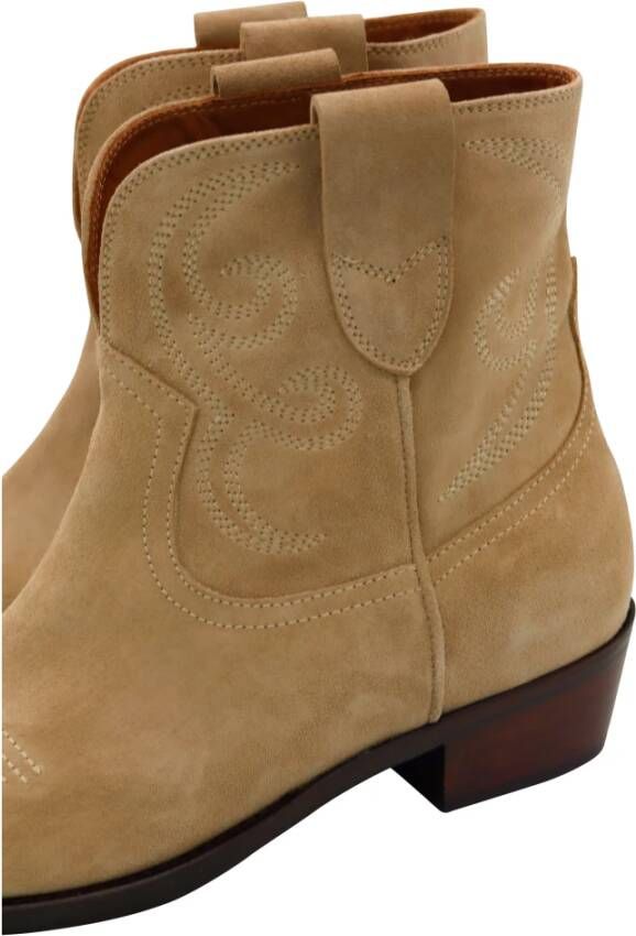 Toral Ankle Boots Beige Dames