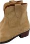 Toral Boots & laarzen Suede Western Booties in beige - Thumbnail 6