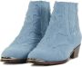 Toral Cowboylaarzen Dames Laarzen Damesschoenen Leer Sonia Jeans blauw - Thumbnail 14