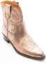 Toral Bronzen Cowboy Enkellaars Beige Dames - Thumbnail 2