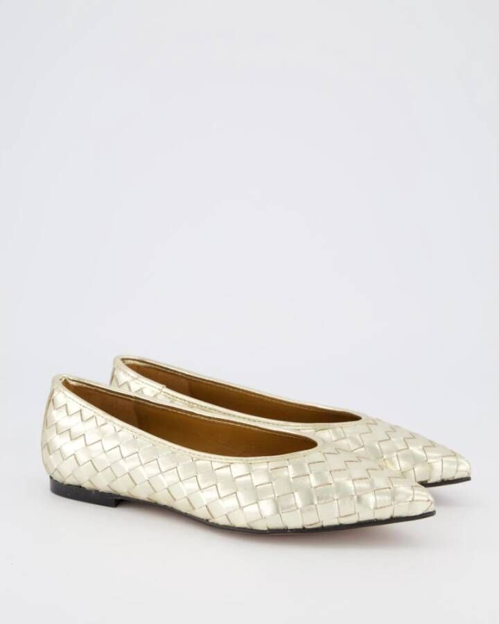 Toral Dames Magda Loafer Metallic Goud Yellow Dames