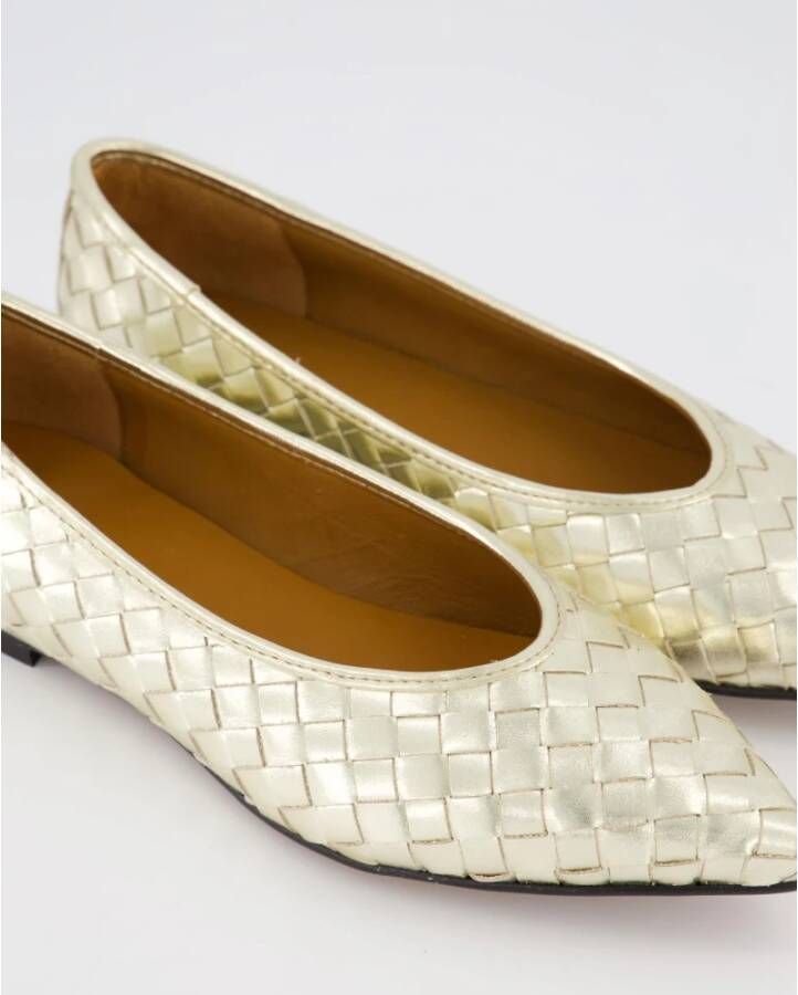 Toral Dames Magda Loafer Metallic Goud Yellow Dames