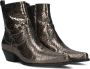 Toral Cowboylaarzen Dames Laarzen Damesschoenen Leer Krokodillenprint Blues met Lood - Thumbnail 5