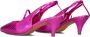 Toral Dames Pumps Damesschoenen Leer Crocoprint hoogte Nor Fuchsia - Thumbnail 4