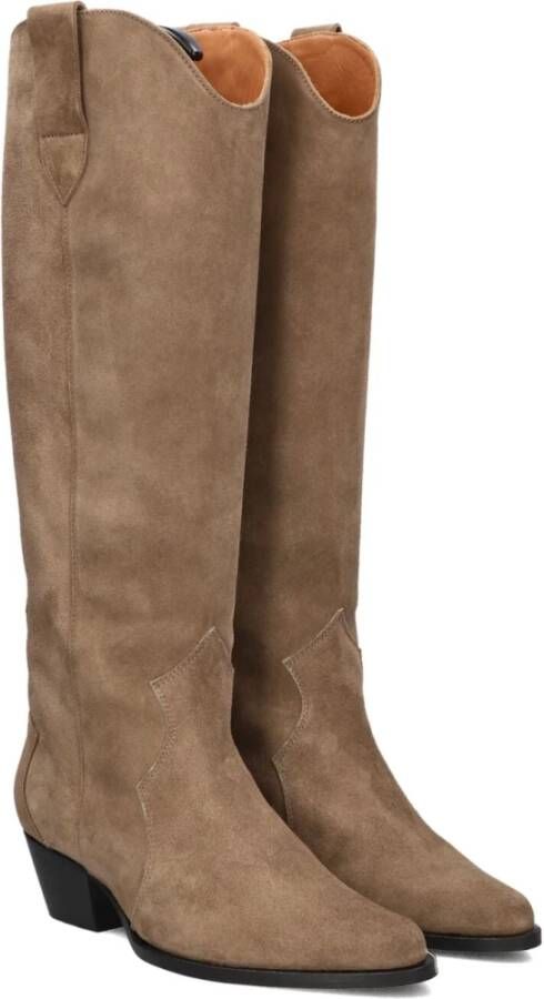 Toral Indie Suède Laarzen Taupe Beige Dames