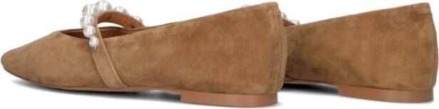 Toral Parel Ballerinas Camel Suède Brown Dames