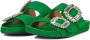 TORAL Slippers Dames 10865 Sue Maat: 38 Materiaal: Leer Kleur: Groen - Thumbnail 2