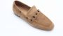 Toral Cognac Suede Studs Loafers Brown Dames - Thumbnail 2