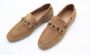 Toral Cognac Suede Studs Loafers Brown Dames - Thumbnail 3