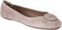 TORY BURCH Ballerina Flats met Logo Plaat Beige Dames - Thumbnail 2