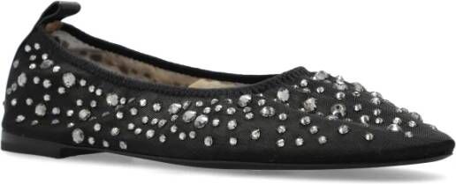 TORY BURCH Ballerina's met glinsterende kristallen Black Dames