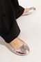 TORY BURCH Metallic Leren Ballet Flats Elastische Achterkant Pink Dames - Thumbnail 5