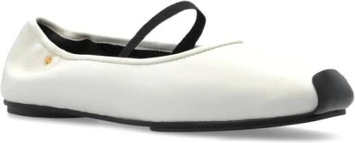 TORY BURCH Ballerinas Runway White Dames