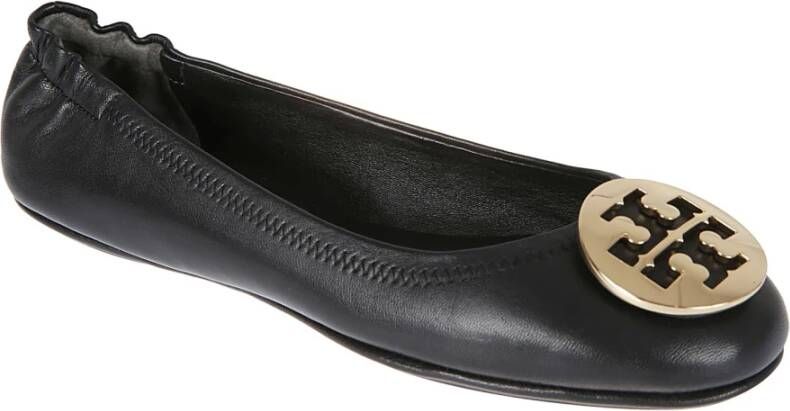 TORY BURCH Minnie Travel Ballet Ballerinas Zwart Dames