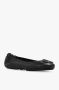 TORY BURCH Minnie Travel Ballet Pave Platte schoenen Black Dames - Thumbnail 6