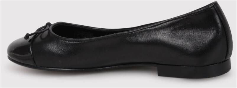 TORY BURCH Ballet Flats met Strik en Cap Toe Black Dames