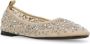 TORY BURCH Beige Ballet Flats met Strass-details Beige Dames - Thumbnail 3