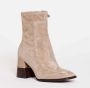 TORY BURCH Beige Suède Enkellaarzen Beige Dames - Thumbnail 2