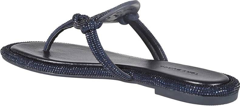 TORY BURCH Blauwe Sandalen voor Vrouwen Blue Dames