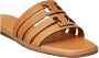 TORY BURCH Bruin Leren Slide Sandalen Brown Dames - Thumbnail 3