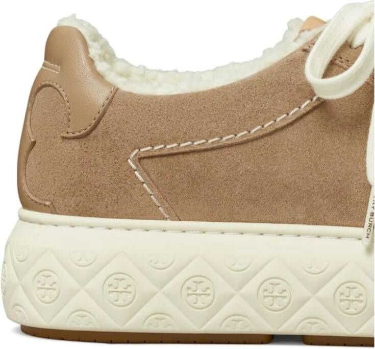 TORY BURCH Bruine Ladybug Trainers Sneaker Flats Brown Dames