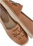 TORY BURCH Bruine leren espadrilles voor vrouwen Brown Dames - Thumbnail 6