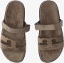 TORY BURCH Bruine Suède Slider Sandalen Brown Dames - Thumbnail 8