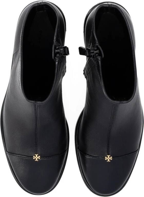 TORY BURCH Cap-Toe Heel Enkellaars Black Dames