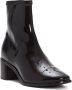 TORY BURCH Cocoa Cap-Toe Enkellaarzen Black Dames - Thumbnail 2