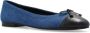 TORY BURCH Loafers & ballerina schoenen Cap-Toe Quilted Ballet in blauw - Thumbnail 8