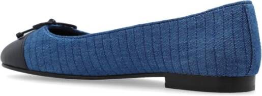 TORY BURCH Denim ballerina's Blue Dames