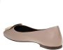 TORY BURCH Donker Elandenleren Ballerina Flats Beige Dames - Thumbnail 4