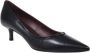 TORY BURCH Dubbele T-gesp Kittenhakpomp Black Dames - Thumbnail 2