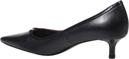 TORY BURCH Dubbele T-gesp Kittenhakpomp Black Dames