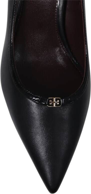 TORY BURCH Dubbele T-gesp Kittenhakpomp Black Dames