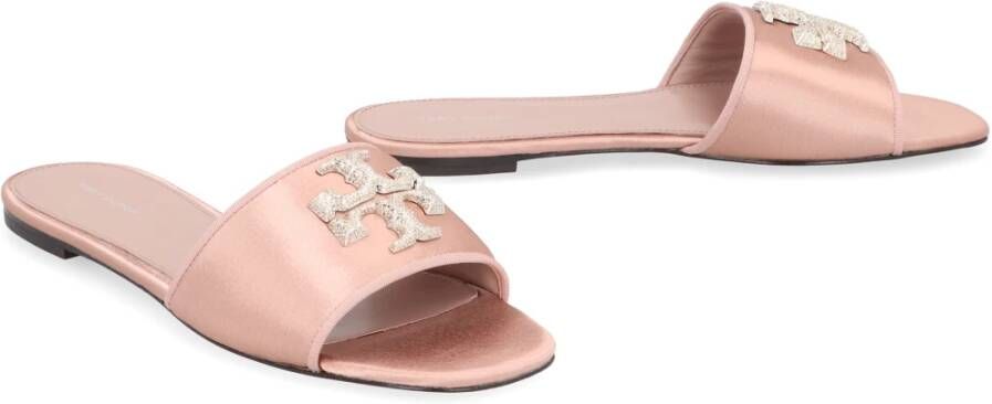 TORY BURCH Eleanor Satijnen Sandalen Pink Dames