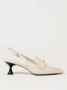 TORY BURCH Elegante Ballet Slingback Schoenen Beige Dames - Thumbnail 4